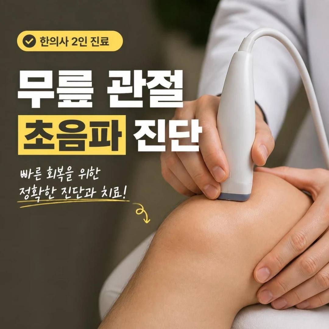 무릎 관절 초음파 진단